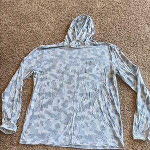 Free Fly bamboo sun hoodie size large